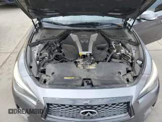 2018 Infiniti Q50 3.0t LUXE with VIN JN1EV7AR3JM610873, listed as a Copart auction lot 48164755 with 107,018 mi miles and Salvage Title. Bid and sale history available at carsss.com. Image 11.