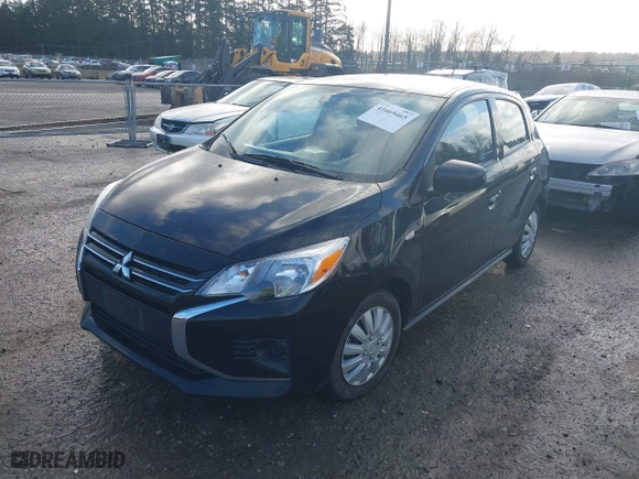 2021 Mitsubishi Mirage ES with VIN ML32AUHJ3MH012339, listed as a IAAI auction lot 41669465 with 54370 miles. Bid and sale history available at carsss.com. Image 17.