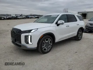 2024 Hyundai Palisade Limited z VIN KM8R5DGE4RU782192, wystawiony jako Copart lot #46712795 z przebiegiem 10 113 mil mil oraz Szkoda całkowita • Salvage title. Historia ofert i sprzedaży dostępna na DreamBid. Obrazek 1.