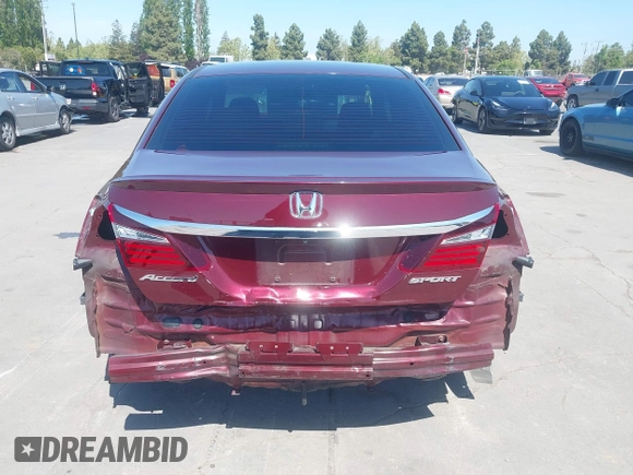 2016 Honda Accord Sport with VIN 1HGCR2F51GA040210, listed as a IAAI auction lot 42153225 with 104,615 mi miles and . Bid and sale history available at DreamBid. Image 17.
