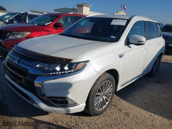 2020 Mitsubishi Outlander PHEV SEL with VIN JA4J24A57LZ010227, listed as a IAAI auction lot 41652308 with 47,929 mi miles. Bid and sale history available at carsss.com. Image 17.
