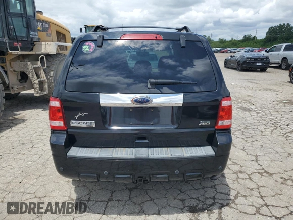 2010 Ford Escape Limited with VIN 1FMCU9EG9AKD10497, listed as a Copart auction lot 57817504 with 185,748 mi miles and Salvage title. Bid and sale history available at DreamBid. Image 6.