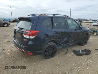 2022 Subaru Forester Sport with VIN JF2SKAJC3NH418791, listed as a Copart auction lot 42702115 with 49,523 mi miles and Salvage Title. Bid and sale history available at carsss.com. Image 3.