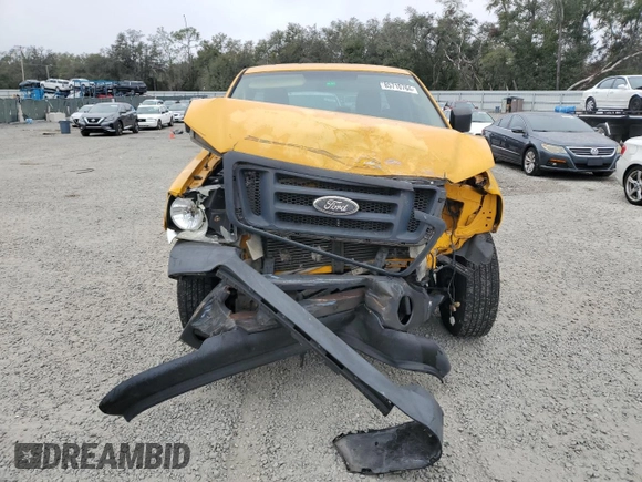 2008 Ford F-150 XL with VIN 1FTVF12538KE32990, listed as a Copart auction lot 85710764 with 141,563 mi miles and Salvage title. Bid and sale history available at DreamBid. Image 5.