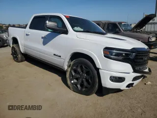 2022 Ram 1500 Limited with VIN 1C6SRFHT7NN175797, listed as a Copart auction lot 61062945 with 30,490 mi miles and Salvage title. Bid and sale history available at DreamBid. Image 4.