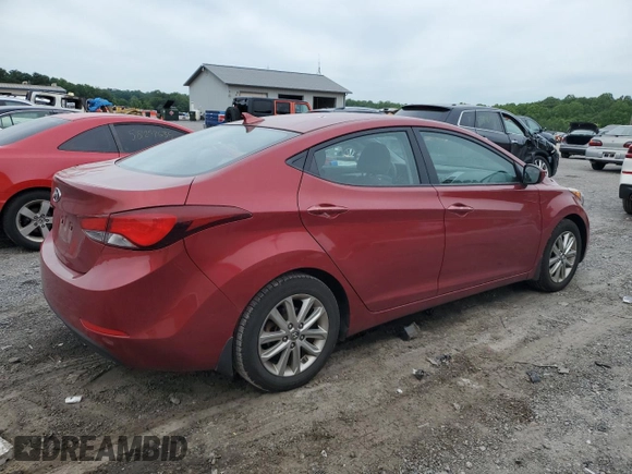 2015 Hyundai Elantra SE z VIN 5NPDH4AE1FH582987, wystawiony jako Copart lot #58307295 z przebiegiem 67 478 mil mil oraz Szkoda całkowita • Salvage title. Historia ofert i sprzedaży dostępna na DreamBid. Obrazek 3.