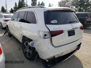2020 Mercedes-Benz GLS with VIN 4JGFF5KE4LA108565, listed as a Copart auction lot 45394653 with 21,096 mi miles. Bid and sale history available at carsss.com. Image 2.