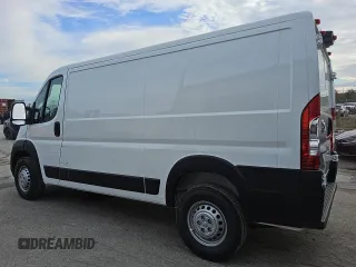 2025 Ram ProMaster Cargo Tradesman with VIN 3C6LRVVG0SE518858, listed as a Copart auction lot 88984475 with 77 mi miles and Clean Title. Bid and sale history available at carsss.com. Image 2.