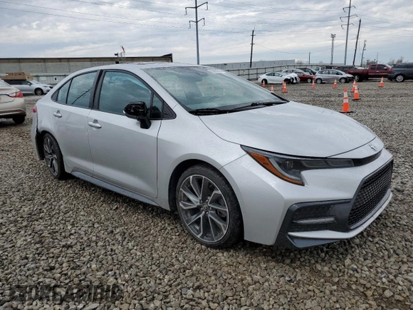2022 Toyota Corolla SE with VIN 5YFP4MCE8NP102564, listed as a Copart auction lot 50650805 with 41,353 mi miles and Salvage Title. Bid and sale history available at carsss.com. Image 4.