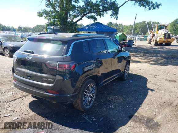 2022 Jeep Compass Limited z VIN 3C4NJDCB8NT191166, wystawiony jako IAAI lot #40284278 z przebiegiem 31 791 mil mil oraz . Historia ofert i sprzedaży dostępna na DreamBid. Obrazek 4.