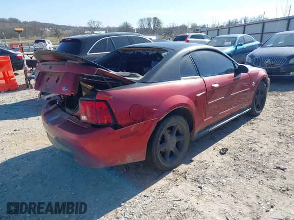 2004 Ford Mustang Standard with VIN 1FAFP40624F172427, listed as a IAAI auction lot 41779318 with 223,930 mi miles. Bid and sale history available at carsss.com. Image 4.