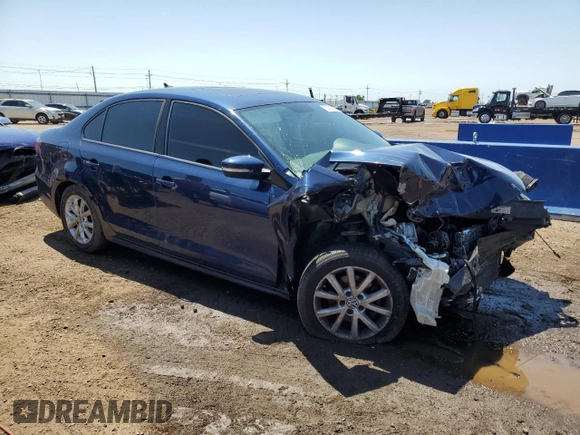 2012 Volkswagen Jetta SE with VIN 3VWDX7AJ4CM307103, listed as a Copart auction lot 61464545 with 141,211 mi miles and Salvage title. Bid and sale history available at DreamBid. Image 4.