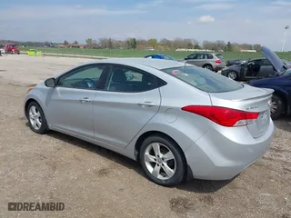 2012 Hyundai Elantra GLS with VIN KMHDH4AE0CU221022, listed as a IAAI auction lot 41981746 with 157,344 mi miles. Bid and sale history available at carsss.com. Image 3.