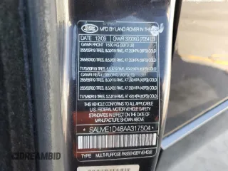 2010 Land Rover Range Rover HSE z VIN SALME1D48AA317504, wystawiony jako Copart lot #86007894 z przebiegiem 116 775 mil mil oraz Czysty tytuł • Clean title. Historia ofert i sprzedaży dostępna na DreamBid. Obrazek 12.