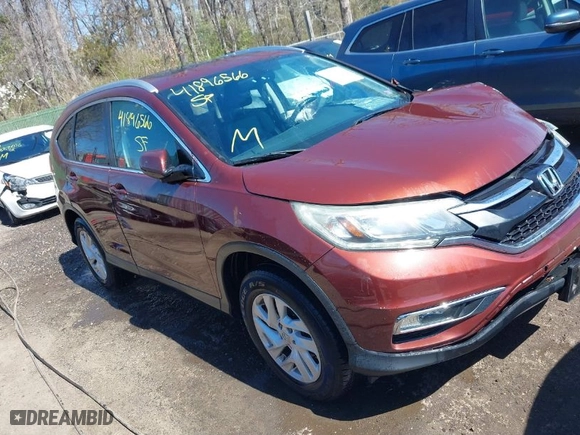 2016 Honda CR-V EX-L with VIN 2HKRM4H7XGH609274, listed as a IAAI auction lot 41896566 with 88,961 mi miles. Bid and sale history available at carsss.com. Image 1.