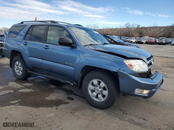 2005 Toyota 4Runner SR5 with VIN JTEBU14R358037592, listed as a Copart auction lot 80348644 with 203,250 mi miles and Salvage Title. Bid and sale history available at carsss.com. Image 4.