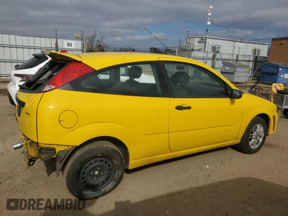 2007 Ford Focus S with VIN 1FAHP31N57W213310, listed as a Copart auction lot 43433425 with 184,433 mi miles and Salvage Title. Bid and sale history available at DreamBid. Image 3.