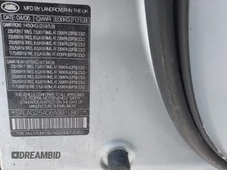 2006 Land Rover LR3 HSE with VIN SALAG25406A391086, listed as a IAAI auction lot 42211832 with Not provided miles and . Bid and sale history available at DreamBid. Image 9.