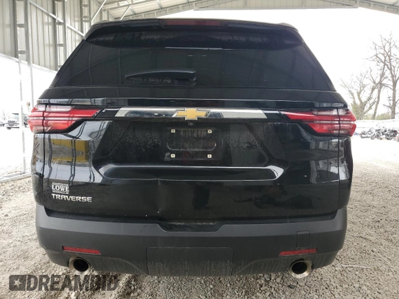 2022 Chevrolet Traverse LS with VIN 1GNERFKW2NJ101369, listed as a Copart auction lot 51094465 with 60,204 mi miles and Salvage Title. Bid and sale history available at carsss.com. Image 6.