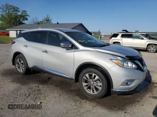 2017 Nissan Murano S with VIN 5N1AZ2MG7HN199894, listed as a Copart auction lot 52397785 with 49,930 mi miles and Salvage Title. Bid and sale history available at carsss.com. Image 4.