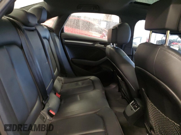 2018 Audi A3 Sedan Premium with VIN WAUAUGFF9J1048490, listed as a Copart auction lot 44219305 with 34,568 mi miles and Salvage Title. Bid and sale history available at carsss.com. Image 10.