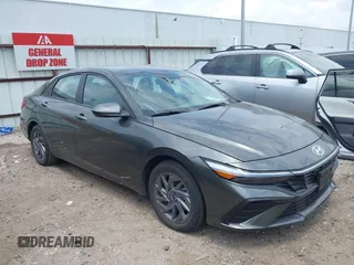 2024 Hyundai Elantra SEL with VIN KMHLM4DG9RU787905, listed as a IAAI auction lot 42157913 with 23,122 mi miles. Bid and sale history available at carsss.com. Image 1.