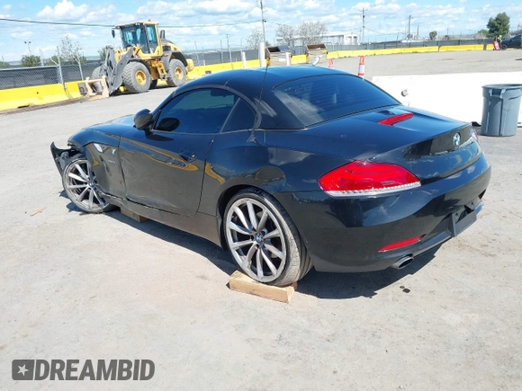 2011 BMW Z4 sDrive35i with VIN WBALM7C58BE383710, listed as a IAAI auction lot 41953452 with 102,510 mi miles. Bid and sale history available at carsss.com. Image 3.