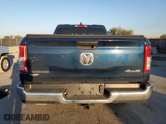 2023 Ram 1500 Big Horn with VIN 1C6RRFBG1PN591521, listed as a Copart auction lot 43385565 with 44,038 mi miles and Salvage Title. Bid and sale history available at carsss.com. Image 6.