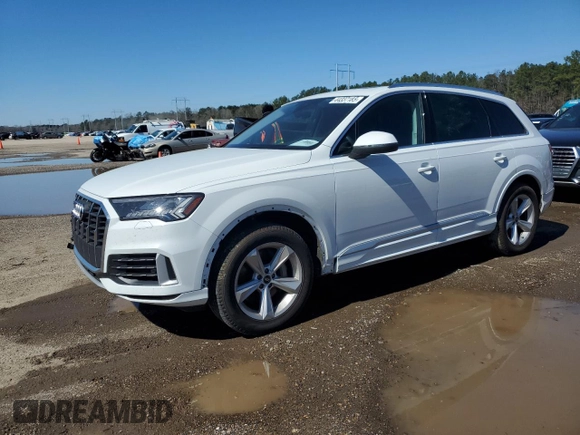 2023 Audi Q7 Premium с VIN WA1AXBF71PD016530, выставлен на аукционе Copart как лот 44337185 с пробегом 28 941 миль миль и Списание • Salvage title. История ставок и продаж доступна на DreamBid. Изображение 1.