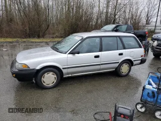 1991 Toyota Corolla z VIN JT2AE94K2M3468301, wystawiony jako Copart lot #45797105 z przebiegiem 284 515 mil mil oraz Czysty tytuł • Clean title. Historia ofert i sprzedaży dostępna na DreamBid. Obrazek 1.
