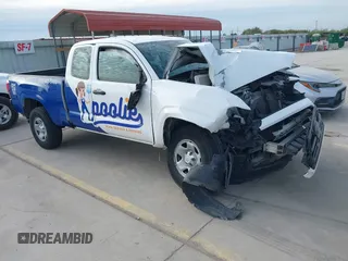 2018 Toyota Tacoma SR with VIN 5TFRX5GN9JX106215, listed as a IAAI auction lot 40938401 with 111,729 mi miles and . Bid and sale history available at DreamBid. Image 1.