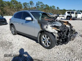 2008 Infiniti EX Journey with VIN JNKAJ09E78M302520, listed as a Copart auction lot 85667004 with Not Provided miles and Non Repairable. Bid and sale history available at DreamBid. Image 4.
