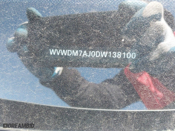 2013 Volkswagen Golf TDI with VIN WVWDM7AJ0DW138100, listed as a IAAI auction lot 41978728 with 103,264 mi miles. Bid and sale history available at carsss.com. Image 9.