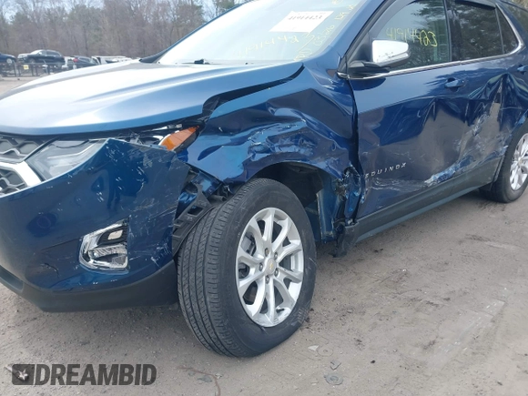 2019 Chevrolet Equinox LT with VIN 2GNAXUEV8K6279534, listed as a IAAI auction lot 41914423 with 52,631 mi miles and . Bid and sale history available at DreamBid. Image 6.