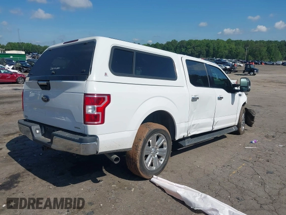2019 Ford F-150 XL with VIN 1FTEW1C47KKE22590, listed as a IAAI auction lot 42418181 with 123,197 mi miles and . Bid and sale history available at DreamBid. Image 4.