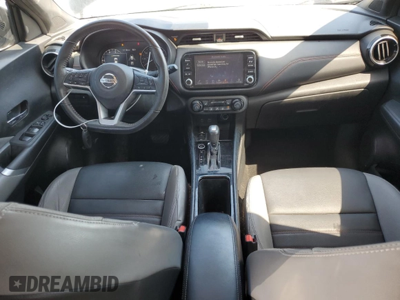 2021 Nissan Kicks SR with VIN 3N1CP5DV3ML476346, listed as a Copart auction lot 51370585 with 122,428 mi miles and Salvage Title. Bid and sale history available at carsss.com. Image 8.