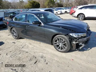 2020 BMW 3 Series 330i xDrive with VIN 3MW5R7J06L8B33548, listed as a Copart auction lot 47191195 with 40,222 mi miles and Salvage Title. Bid and sale history available at carsss.com. Image 4.