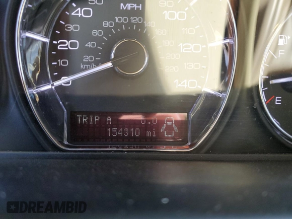 2010 Lincoln MKS EcoBoost with VIN 1LNHL9FT6AG612143, listed as a Copart auction lot 49469855 with 154,310 mi miles and Salvage Title. Bid and sale history available at DreamBid. Image 9.
