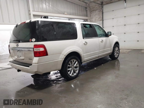 2015 Ford Expedition Max Limited с VIN 1FMJK2AT3FEF50514, выставлен на аукционе IAAI как лот 41550124 с пробегом 63 372 миль миль и . История ставок и продаж доступна на DreamBid. Изображение 4.