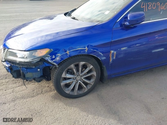 2013 Honda Accord Cpe EX-L with VIN 1HGCT2B85DA002427, listed as a IAAI auction lot 41809600 with NaN miles. Bid and sale history available at carsss.com. Image 19.