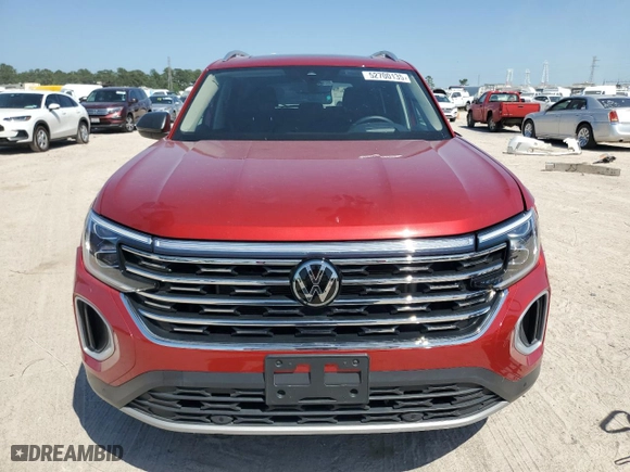 2024 Volkswagen Atlas 2.0T SEL with VIN 1V2BR2CA3RC533646, listed as a Copart auction lot 52700135 with 10,498 mi miles and Salvage Title. Bid and sale history available at carsss.com. Image 5.
