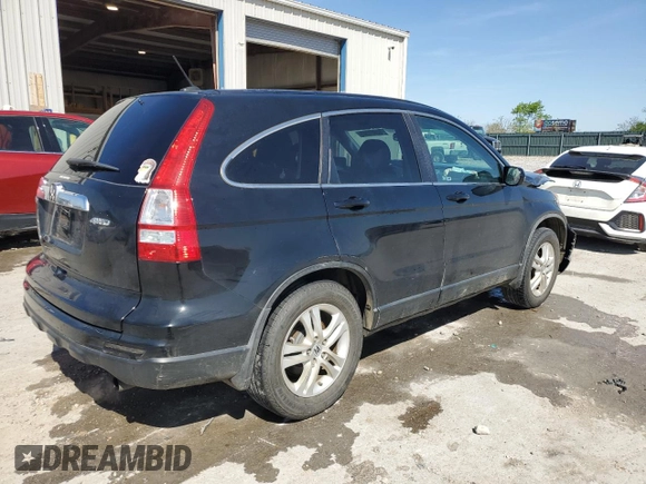 2011 Honda CR-V EX-L with VIN 5J6RE4H75BL009337, listed as a Copart auction lot 52801565 with 195,923 mi miles and Salvage Title. Bid and sale history available at carsss.com. Image 3.