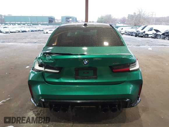2024 BMW M3 Competition with VIN WBS33AY02RFS17759, listed as a IAAI auction lot 40945738 with 8,121 mi miles and . Bid and sale history available at DreamBid. Image 17.