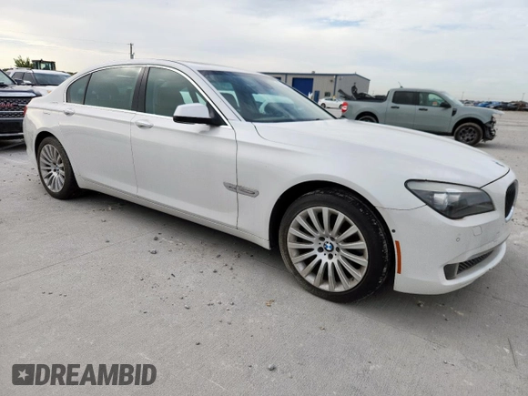 2012 BMW 7 Series 750Li xDrive with VIN WBAKC8C5XCC436134, listed as a Copart auction lot 63144905 with 64,282 mi miles and Salvage title. Bid and sale history available at DreamBid. Image 4.