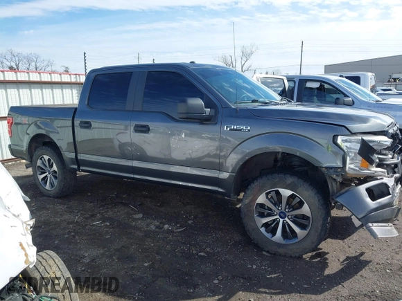 2019 Ford F-150 XL with VIN 1FTEW1EPXKFD24248, listed as a IAAI auction lot 41590420 with 65,734 mi miles. Bid and sale history available at carsss.com. Image 13.