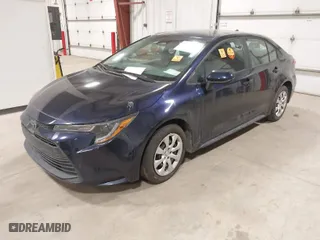 2024 Toyota Corolla LE with VIN 5YFB4MDE4RP180340, listed as a IAAI auction lot 41550229 with 48,128 mi miles. Bid and sale history available at carsss.com. Image 2.