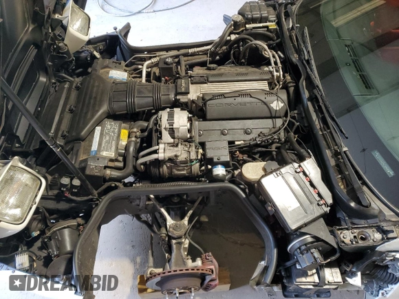 1993 Chevrolet Corvette with VIN 1G1YY23P7P5107956, listed as a Copart auction lot 58644404 with 0 mi miles and Salvage Title. Bid and sale history available at carsss.com. Image 11.