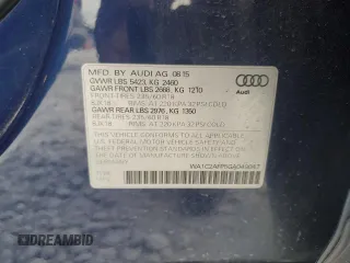 2016 Audi Q5 Premium with VIN WA1C2AFP5GA049047, listed as a Copart auction lot 50959785 with 117,751 mi miles and Clean title. Bid and sale history available at DreamBid. Image 13.
