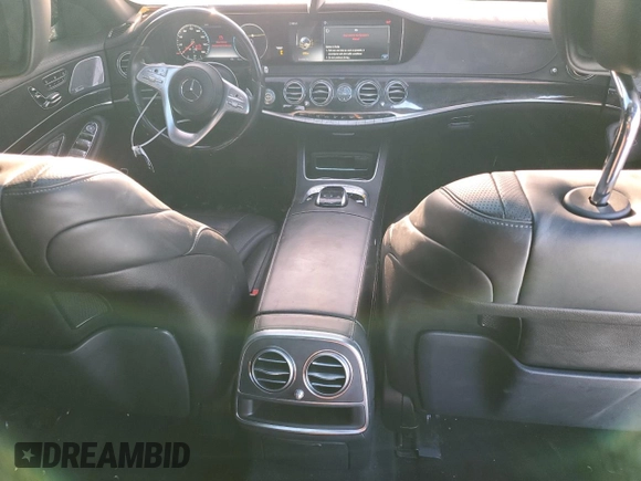 2019 Mercedes-Benz S 560 with VIN WDDUG8GB1KA460161, listed as a Copart auction lot 84056044 with 37,953 mi miles and Salvage Title. Bid and sale history available at DreamBid. Image 8.