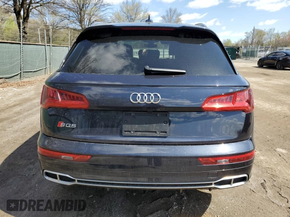 2020 Audi SQ5 Premium Plus with VIN WA1B4AFY3L2016244, listed as a Copart auction lot 51768275 with 30,084 mi miles and Salvage title. Bid and sale history available at DreamBid. Image 6.